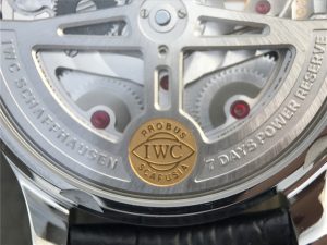 IWC PORTUGIESER AUTOMATIC 5007 STAINLESS STEEL SILVER GOLD NUMERALS IW5007 04 016