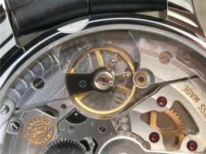 IWC PORTUGIESER AUTOMATIC 5007 STAINLESS STEEL SILVER GOLD NUMERALS IW5007 04 017