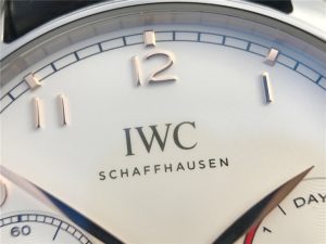 IWC PORTUGIESER AUTOMATIC 5007 STAINLESS STEEL SILVER GOLD NUMERALS IW5007 04 05