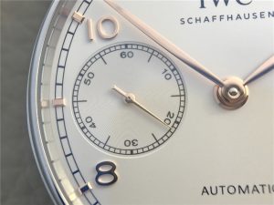 IWC PORTUGIESER AUTOMATIC 5007 STAINLESS STEEL SILVER GOLD NUMERALS IW5007 04 07