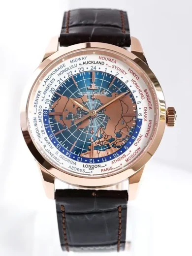 JAEGER LECOULTRE GEOPHYSIC UNIVERSAL TIME PINK GOLD 8102520 1
