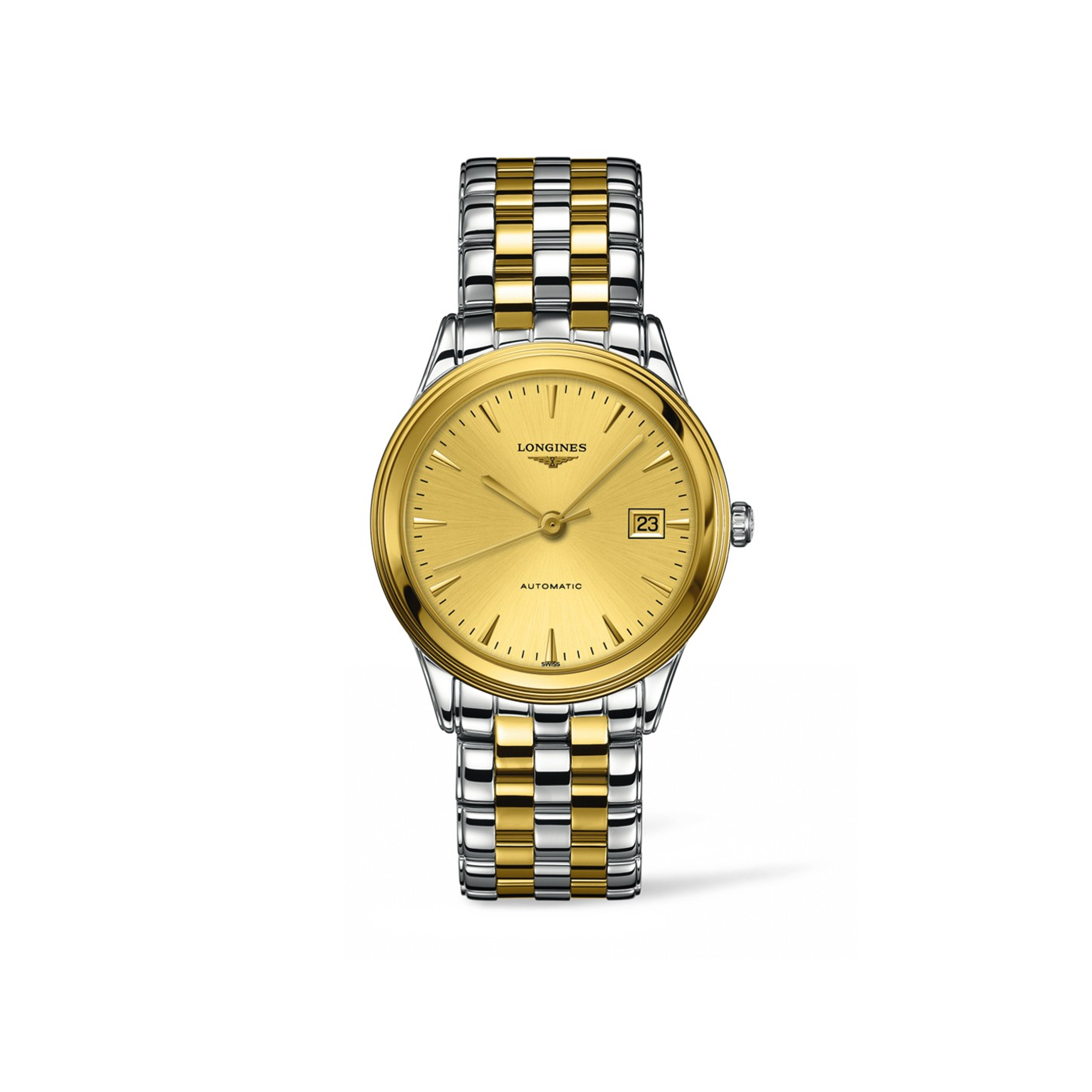 LONGINES-FLAGSHIP-38.5-TWO-TONE-GOLD-L4.874.3.32.7-0 LONGINES FLAGSHIP 38.5 TWO TONE GOLD L4.874.3.32.7 0