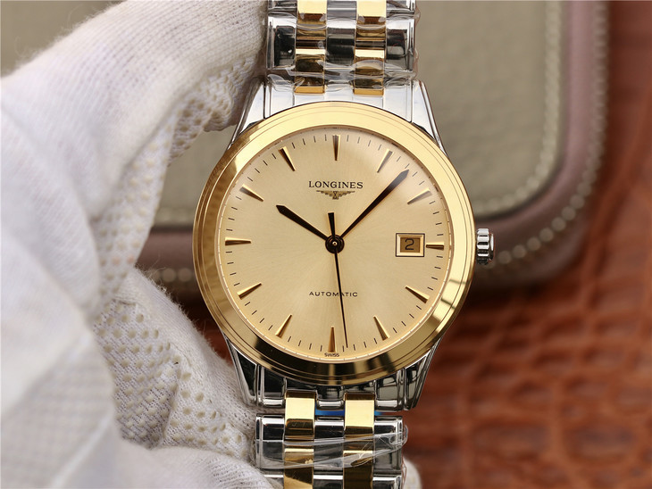 LONGINES-FLAGSHIP-38.5-TWO-TONE-GOLD-L4.874.3.32.7-01 LONGINES FLAGSHIP 38.5 TWO TONE GOLD L4.874.3.32.7 01