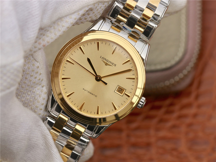 LONGINES-FLAGSHIP-38.5-TWO-TONE-GOLD-L4.874.3.32.7-03 LONGINES FLAGSHIP 38.5 TWO TONE GOLD L4.874.3.32.7 03