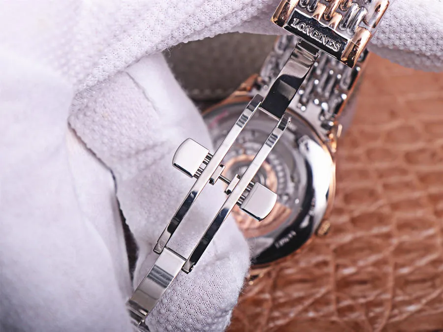 LONGINES-LYRE-38.5-AUTOMATIC-PVD-RED-WHITE-BRACELET-L4.960.1.12.7_8 LONGINES LYRE 38.5 AUTOMATIC PVD RED WHITE BRACELET L4.960.1.12.7 8