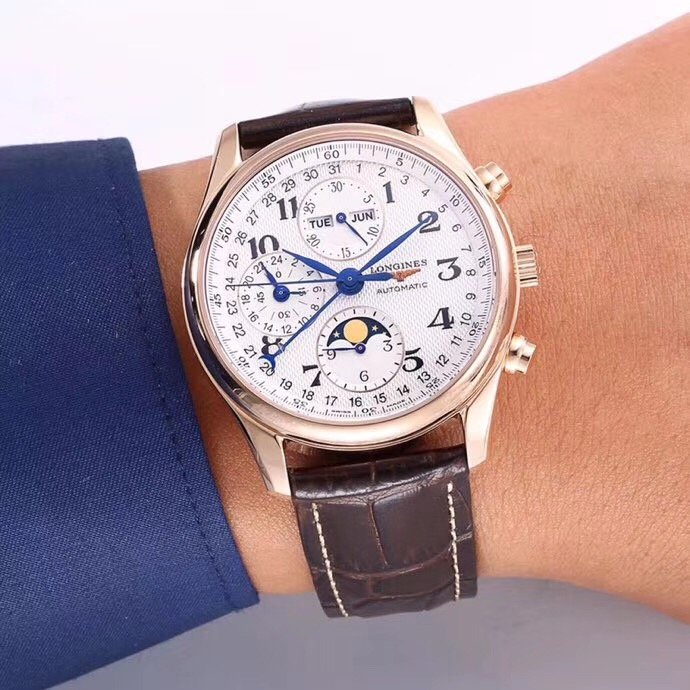 LONGINES-MASTER-COLLECTION-40-CHRONOGRAPH-CALENDAR-L2.673.8.78.3-08 LONGINES MASTER COLLECTION 40 CHRONOGRAPH CALENDAR L2.673.8.78.3 08