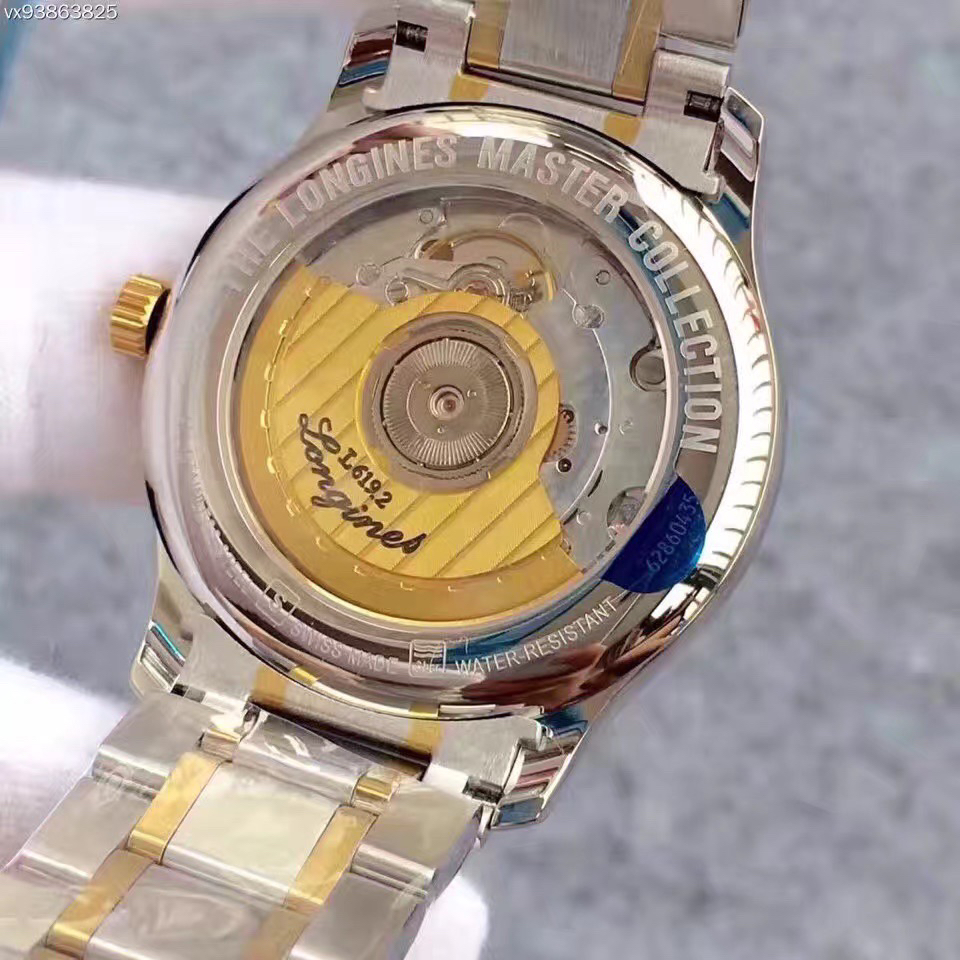 LONGINES-MASTER-COLLECTION-DATE-38.5-TWO-TONE-DIAMOND-L2.628.5.77.7-07 LONGINES MASTER COLLECTION DATE 38.5 TWO TONE DIAMOND L2.628.5.77.7 07