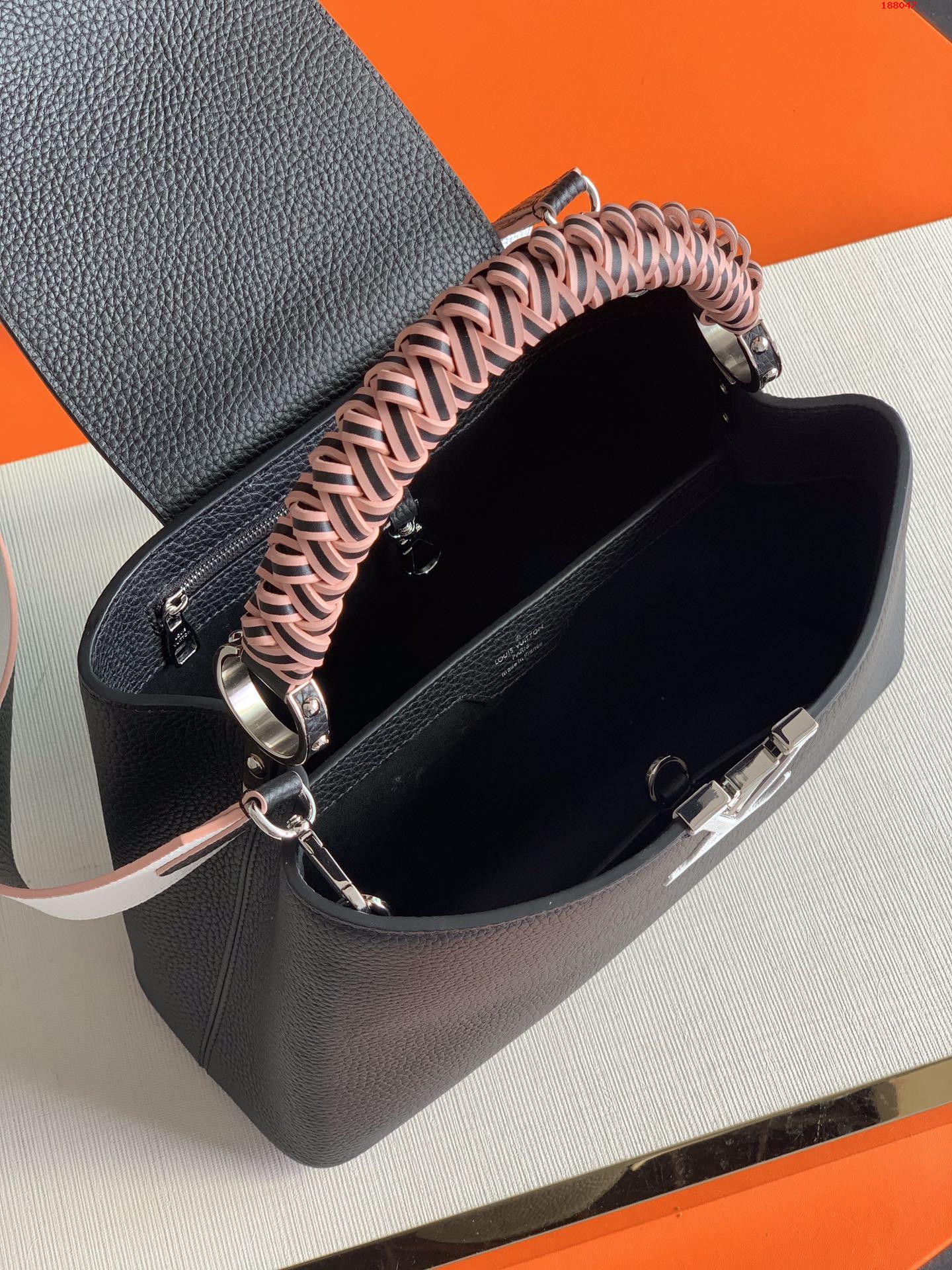 LOUIS-VUITTON-CAPUCINES-BB-BLACK-M56408-09 LOUIS VUITTON CAPUCINES BB BLACK M56408 09