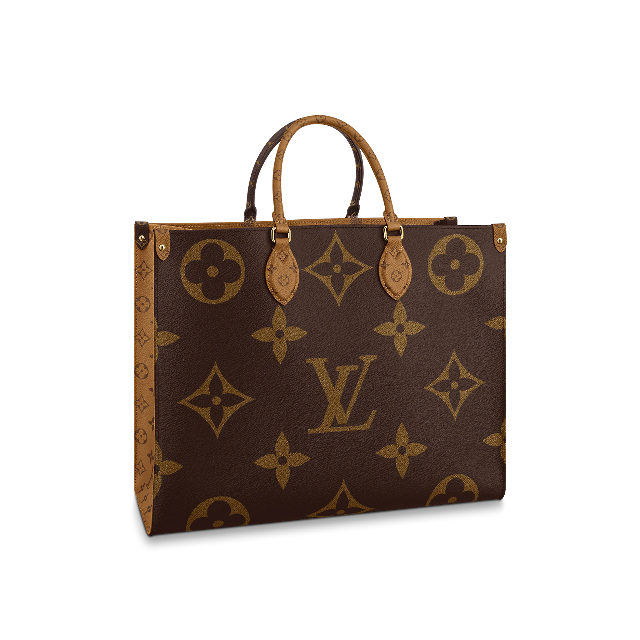 LOUIS VUITTON ONTHEGO GM TOTE BAG MONOGRAM REVERSE COATED CANVAS M45320 LOUIS VUITTON ONTHEGO GM TOTE BAG MONOGRAM REVERSE COATED CANVAS M45320