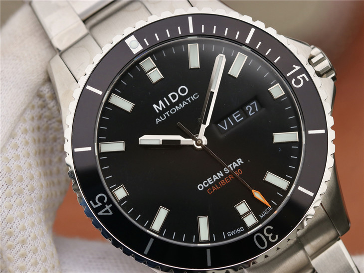 MIDO-OCEAN-STAR-200-STAINLESS-STEEL-BLACK-BRACELET-M026.430.11.051.00-04 MIDO OCEAN STAR 200 STAINLESS STEEL BLACK BRACELET M026.430.11.051.00 04