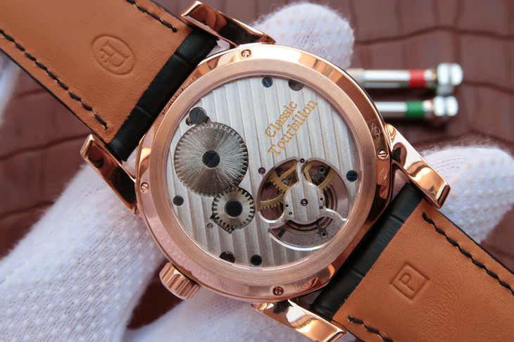 PARMIGIANI-FLEURIER-TONDA-TOURBILLON-ROSE-GOLD-SILVER-PFH251-1000100-HA1241-08 PARMIGIANI FLEURIER TONDA TOURBILLON ROSE GOLD SILVER PFH251 1000100 HA1241 08