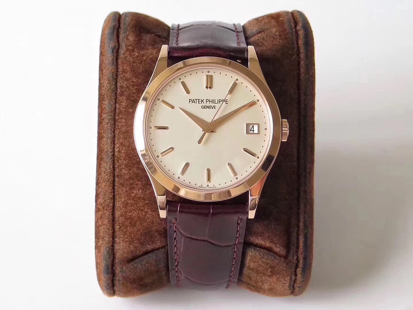 PATEK-PHILIPPE-CALATRAVA-5296-ROSE-GOLD-SILVER-5296R-010-01 PATEK PHILIPPE CALATRAVA 5296 ROSE GOLD SILVER 5296R 010 01