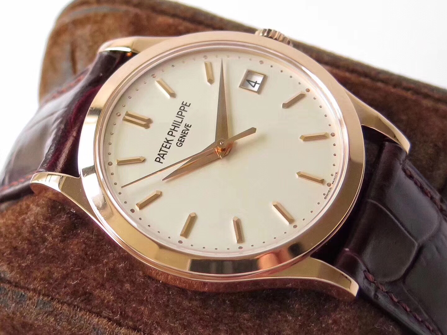 PATEK-PHILIPPE-CALATRAVA-5296-ROSE-GOLD-SILVER-5296R-010-02 PATEK PHILIPPE CALATRAVA 5296 ROSE GOLD SILVER 5296R 010 02