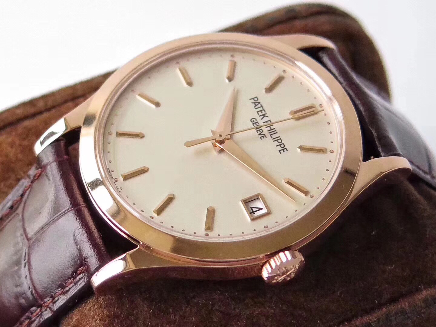 PATEK-PHILIPPE-CALATRAVA-5296-ROSE-GOLD-SILVER-5296R-010-03 PATEK PHILIPPE CALATRAVA 5296 ROSE GOLD SILVER 5296R 010 03