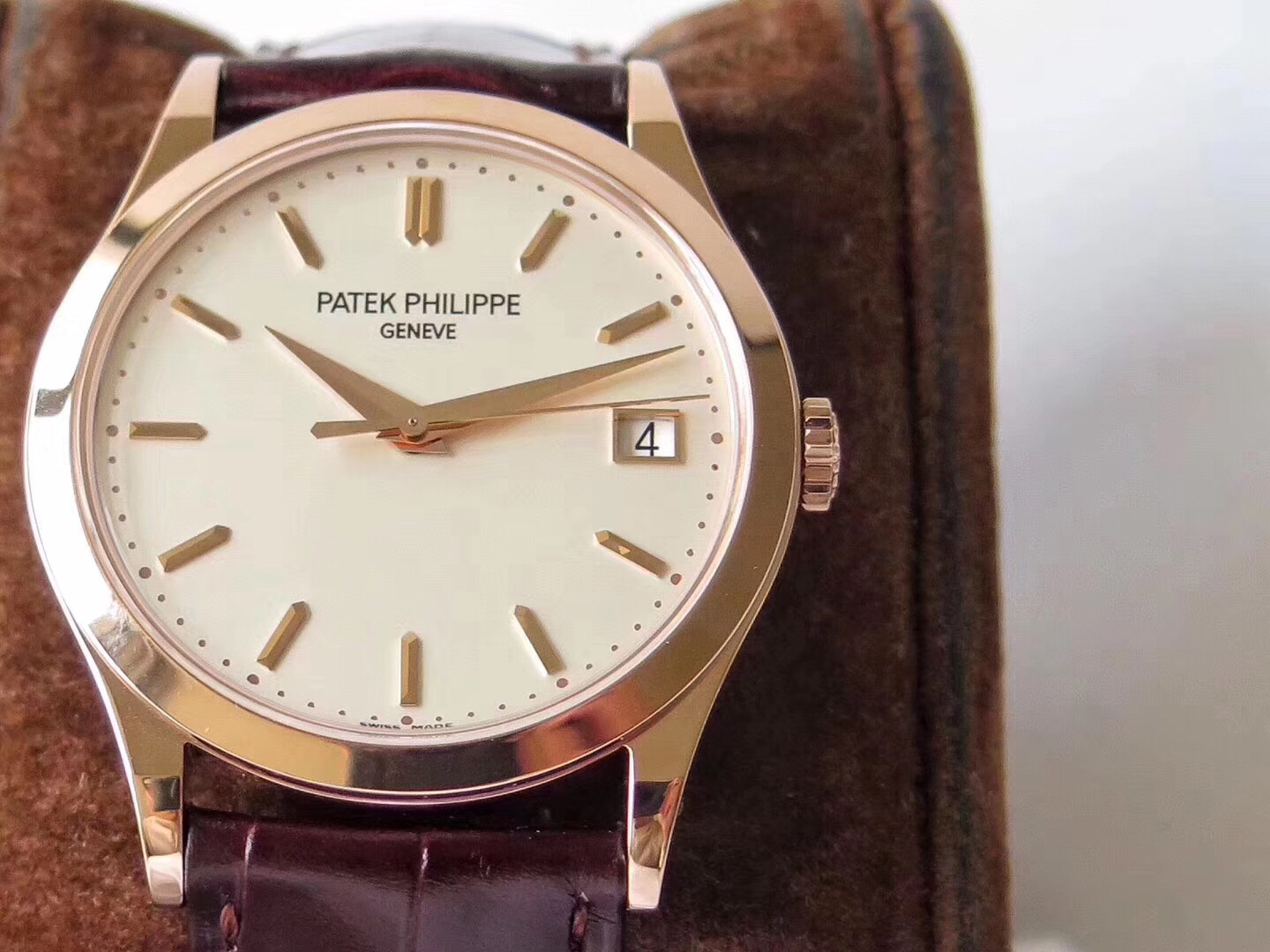 PATEK-PHILIPPE-CALATRAVA-5296-ROSE-GOLD-SILVER-5296R-010-04 PATEK PHILIPPE CALATRAVA 5296 ROSE GOLD SILVER 5296R 010 04