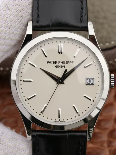 PATEK PHILIPPE CALATRAVA 5296G WHITE GOLD SILVER 5296G 010 1