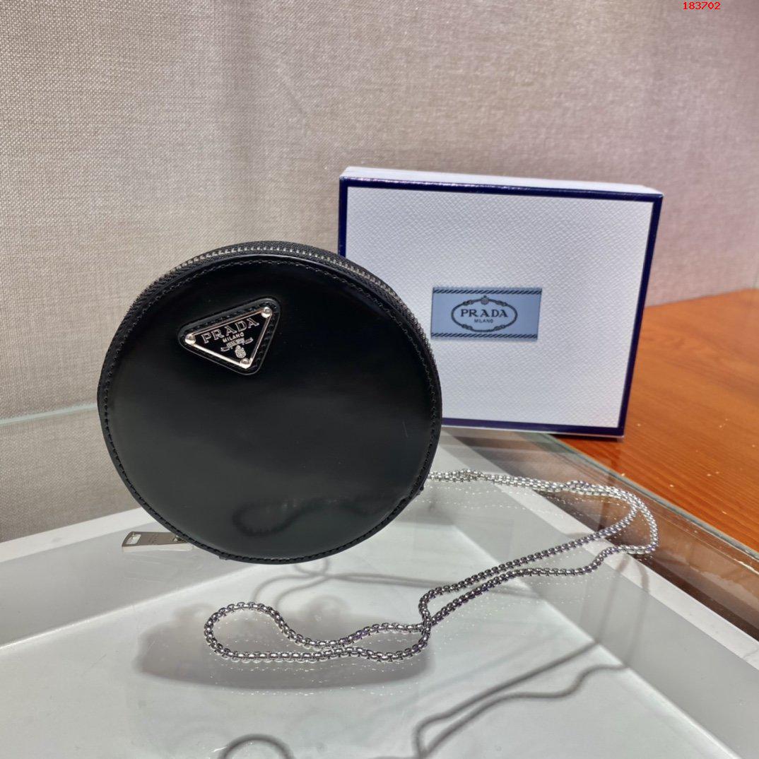 PRADA-BRUSHED-LEATHER-MINI-POUCH-BLACK-1NR003-02 PRADA BRUSHED LEATHER MINI POUCH BLACK 1NR003 02