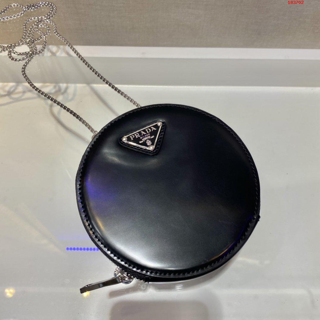 PRADA-BRUSHED-LEATHER-MINI-POUCH-BLACK-1NR003-04 PRADA BRUSHED LEATHER MINI POUCH BLACK 1NR003 04