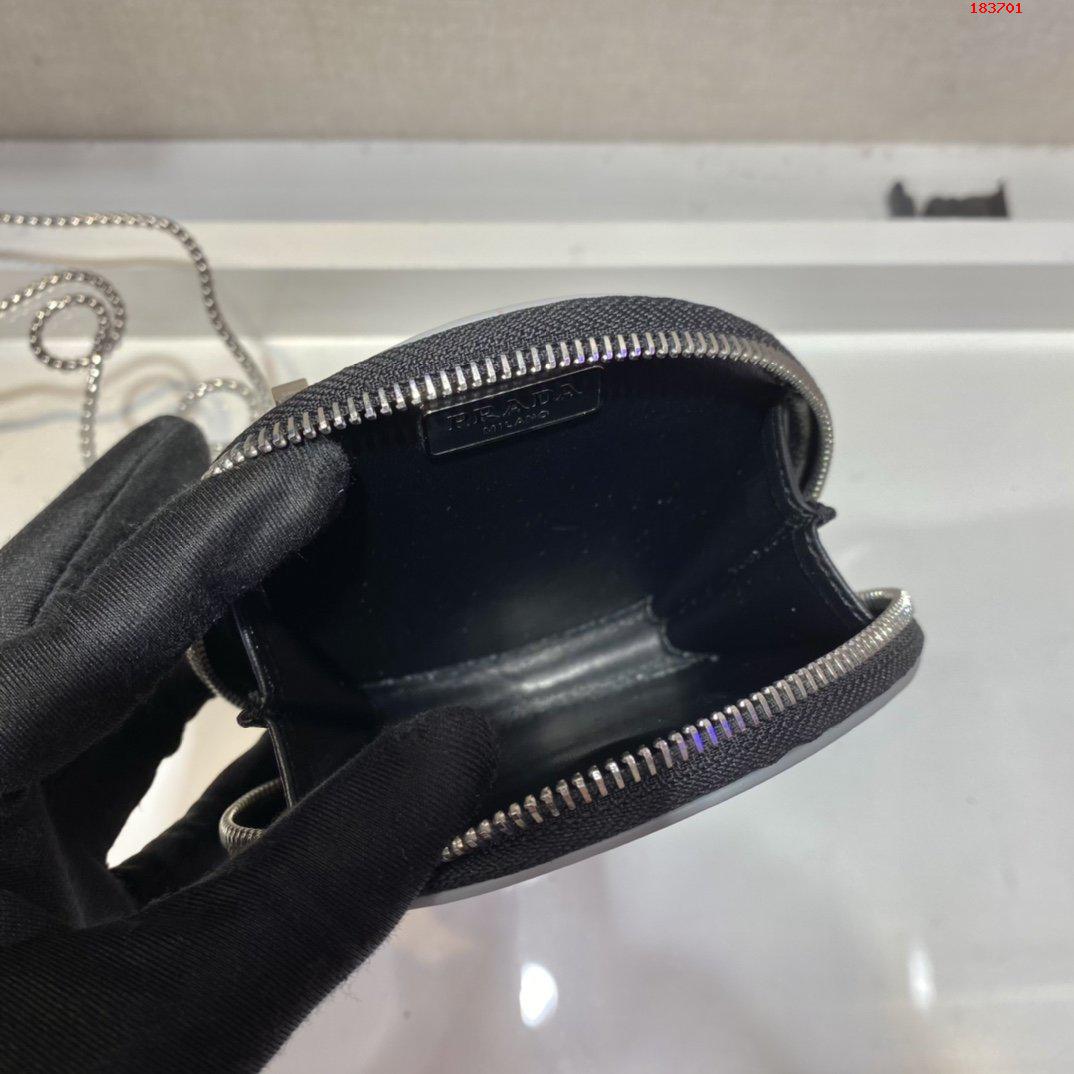 PRADA-BRUSHED-LEATHER-MINI-POUCH-SILVER-1NR003-10 PRADA BRUSHED LEATHER MINI POUCH SILVER 1NR003 10