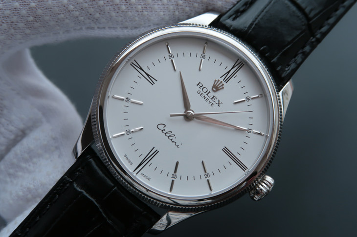 ROLEX-CELLINI-TIME-WHITE-GOLD-WHITE-ALLIGATOR-BLACK-50509-0007-02 ROLEX CELLINI TIME WHITE GOLD WHITE ALLIGATOR BLACK 50509 0007 02