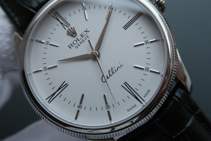 ROLEX-CELLINI-TIME-WHITE-GOLD-WHITE-ALLIGATOR-BLACK-50509-0007-03 ROLEX CELLINI TIME WHITE GOLD WHITE ALLIGATOR BLACK 50509 0007 03