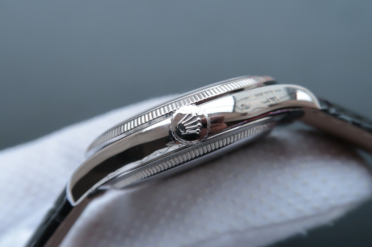 ROLEX-CELLINI-TIME-WHITE-GOLD-WHITE-ALLIGATOR-BLACK-50509-0007-04 ROLEX CELLINI TIME WHITE GOLD WHITE ALLIGATOR BLACK 50509 0007 04