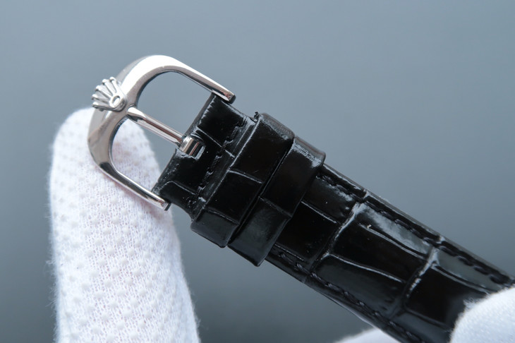 ROLEX-CELLINI-TIME-WHITE-GOLD-WHITE-ALLIGATOR-BLACK-50509-0007-06 ROLEX CELLINI TIME WHITE GOLD WHITE ALLIGATOR BLACK 50509 0007 06