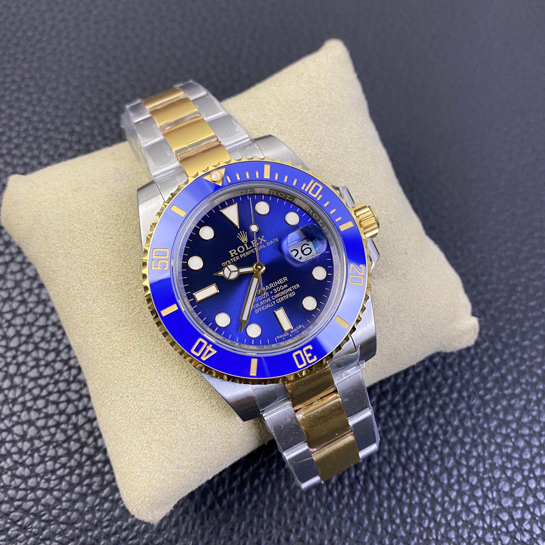 ROLEX-SUBMARINER-DATE-ROLESOR-BLUE-CERACHROM-116613LB-0005-02 ROLEX SUBMARINER DATE ROLESOR BLUE CERACHROM 116613LB 0005 02