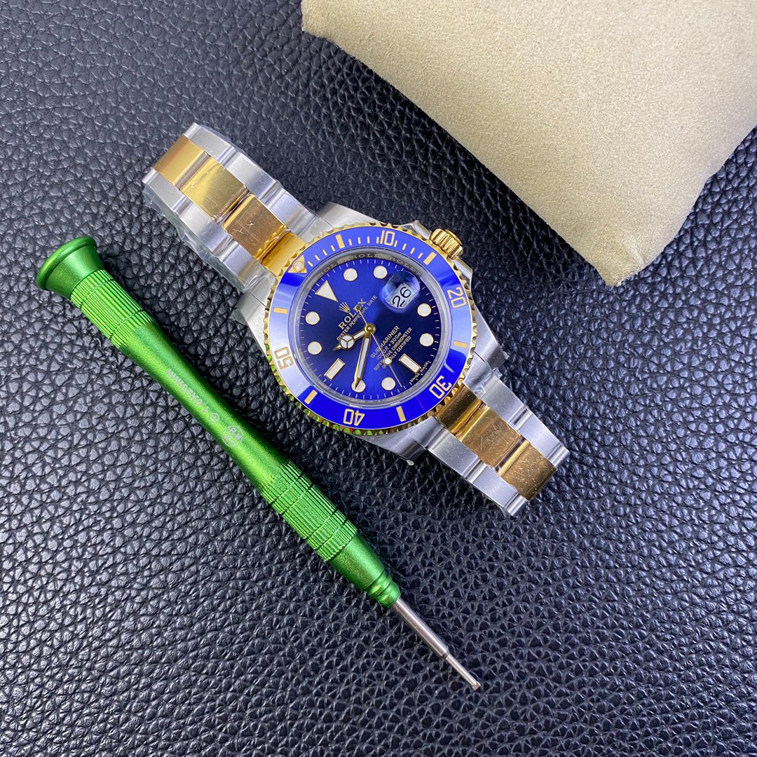 ROLEX-SUBMARINER-DATE-ROLESOR-BLUE-CERACHROM-116613LB-0005-06 ROLEX SUBMARINER DATE ROLESOR BLUE CERACHROM 116613LB 0005 06