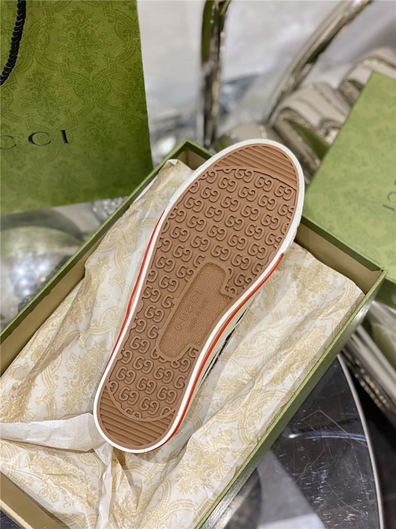 WOMEN'S-GUCCI-TENNIS-1977-SLIP-ON-SNEAKER-BLUE-624733-2KQ30-4466-07 WOMENS GUCCI TENNIS 1977 SLIP ON SNEAKER BLUE 624733 2KQ30 4466 07