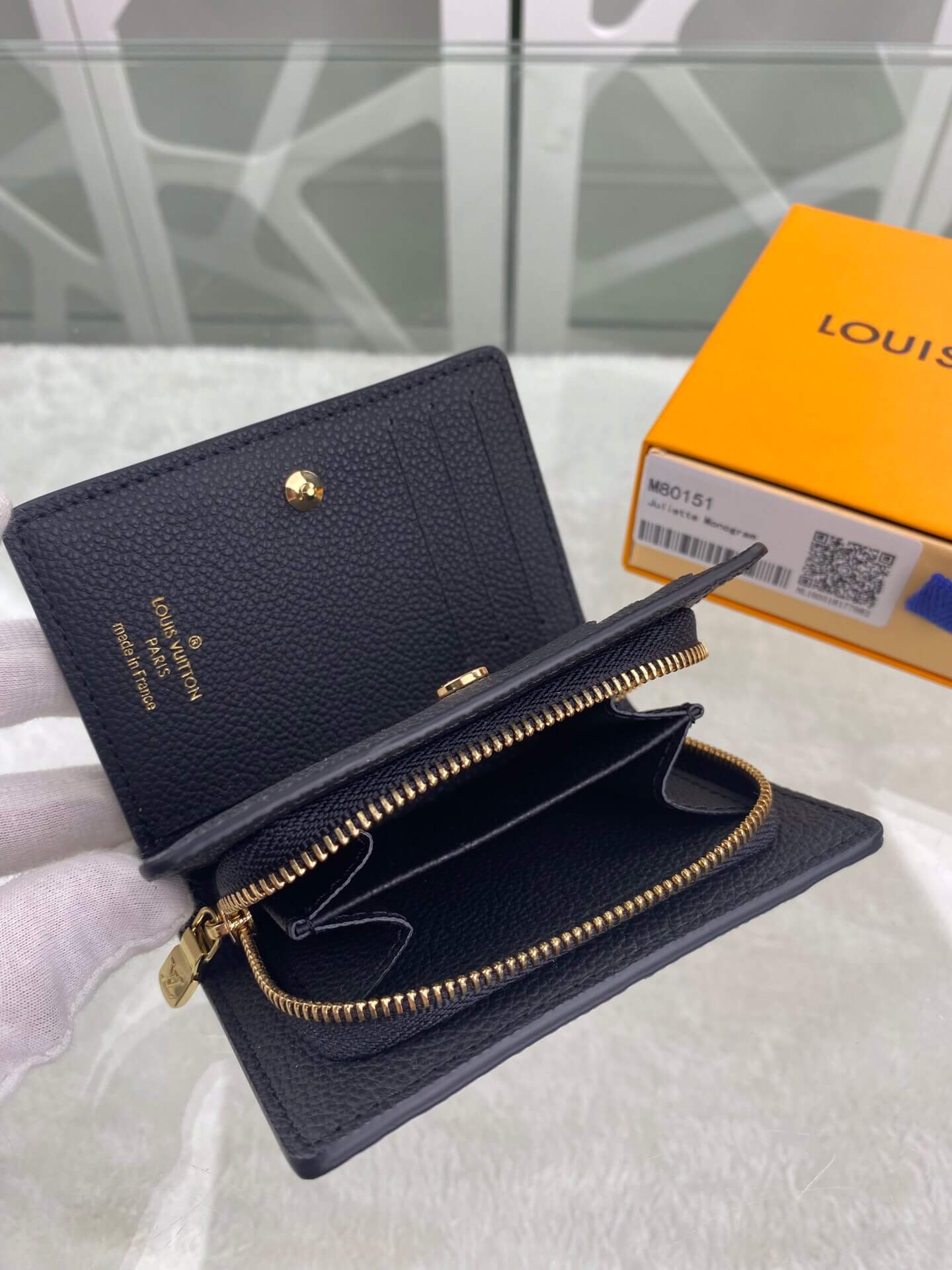 louis-vuitton-cléa-wallet-monogram-empreinte-leather-wallets-and-small-leather-goods-M80151-06 louis vuitton clea wallet monogram empreinte leather wallets and small leather goods M80151 06