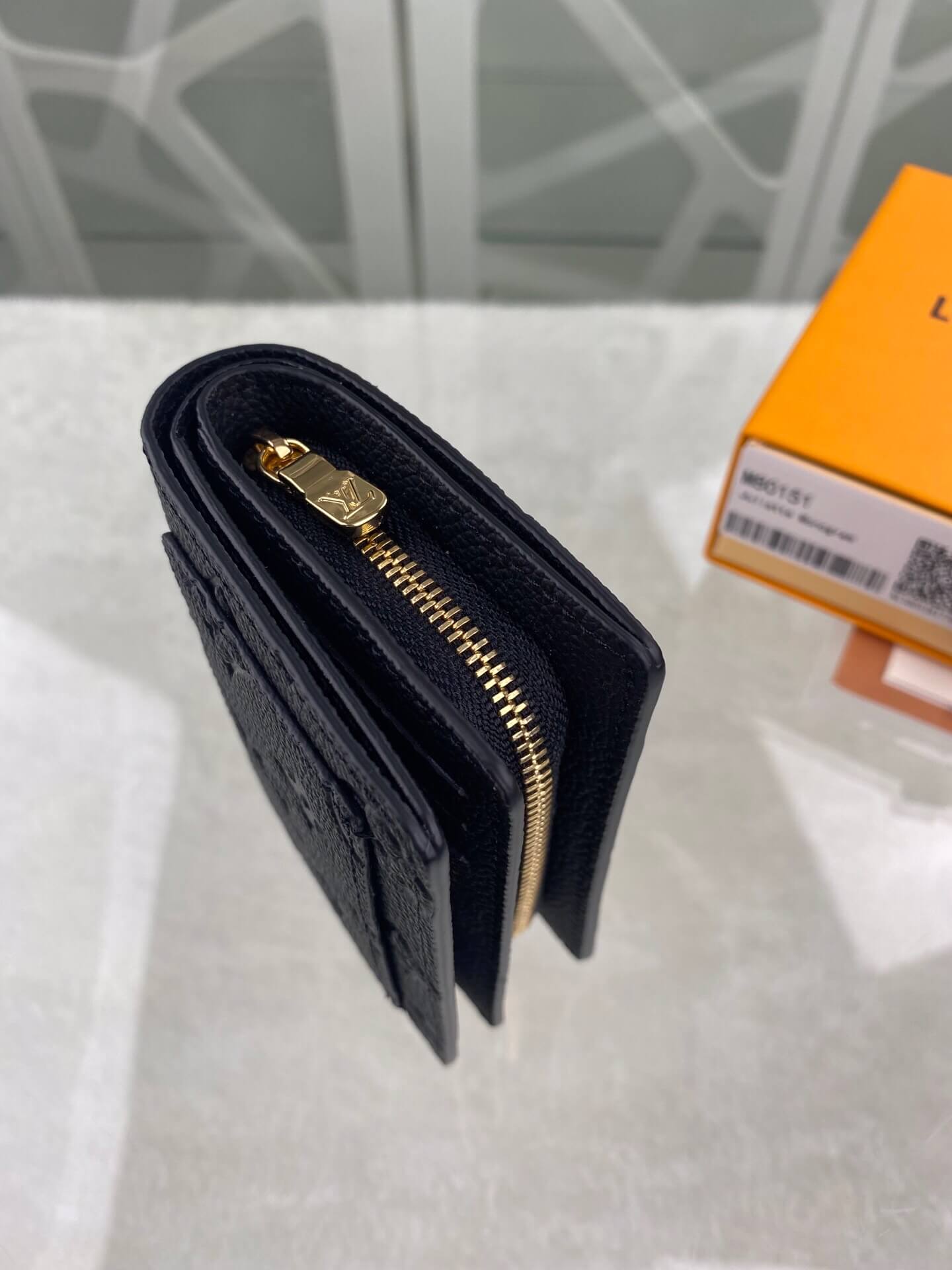 louis-vuitton-cléa-wallet-monogram-empreinte-leather-wallets-and-small-leather-goods-M80151-07 louis vuitton clea wallet monogram empreinte leather wallets and small leather goods M80151 07