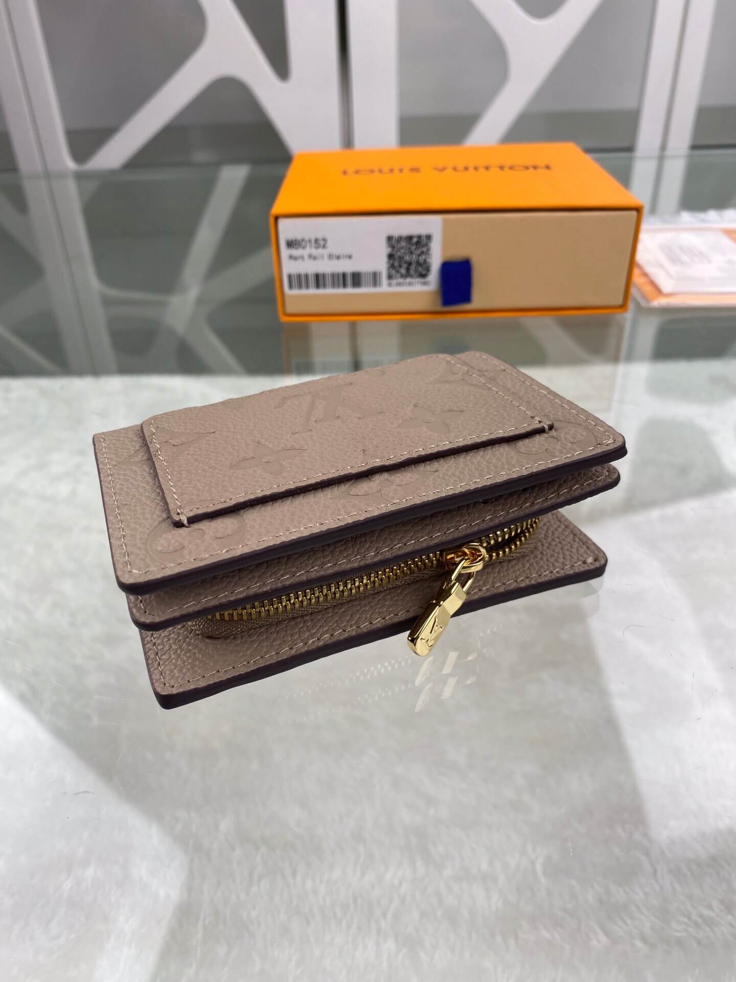 louis-vuitton-cléa-wallet-monogram-empreinte-leather-wallets-and-small-leather-goods-M80152-04 louis vuitton clea wallet monogram empreinte leather wallets and small leather goods M80152 04