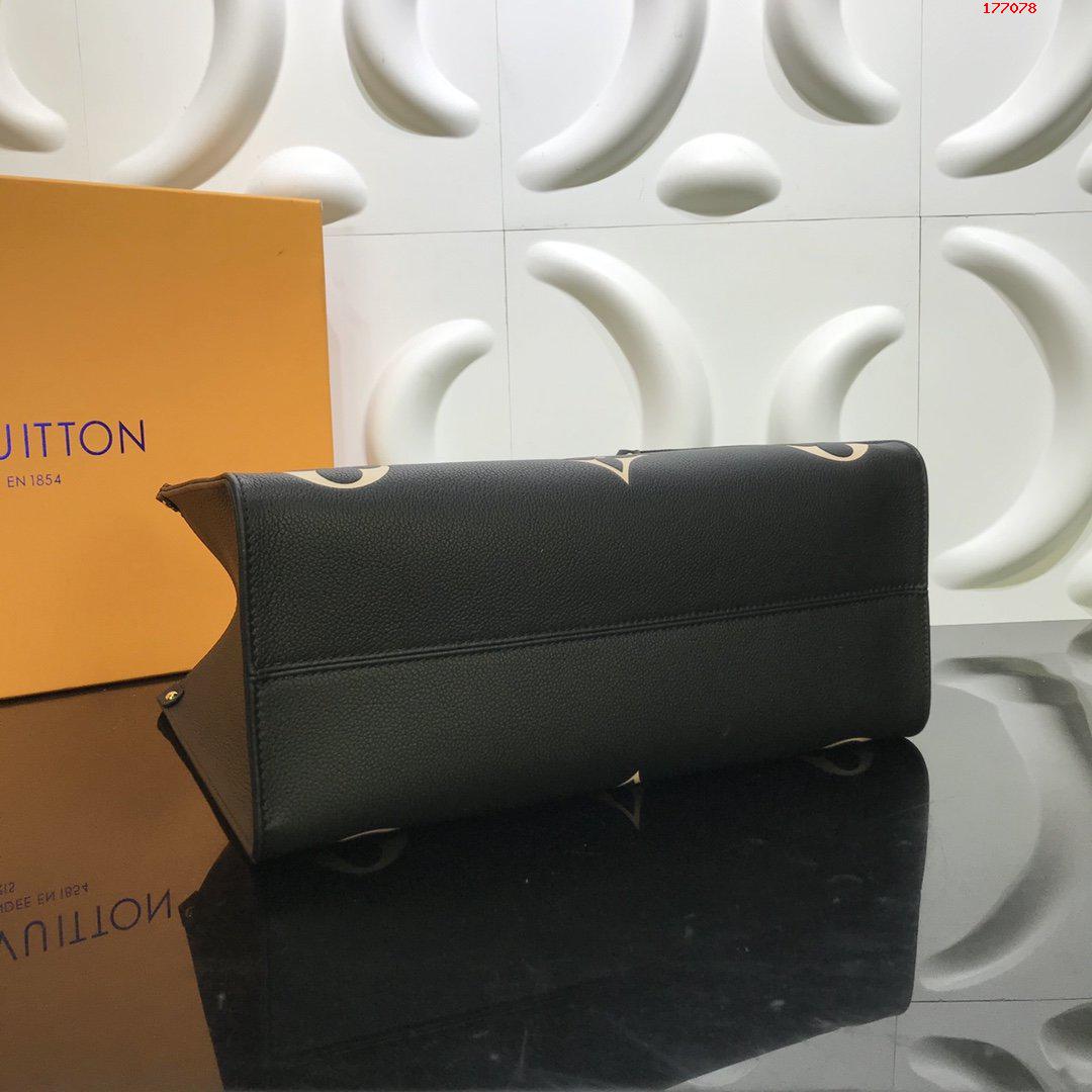 louis-vuitton-onthego-mm-bicolor-monogram-empreinte-leather-handbags-M45495-04 louis vuitton onthego mm bicolor monogram empreinte leather handbags M45495 04