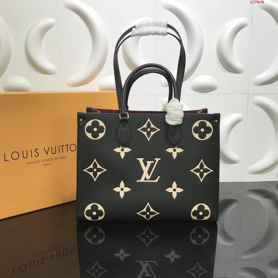 louis-vuitton-onthego-mm-bicolor-monogram-empreinte-leather-handbags-M45495-09 louis vuitton onthego mm bicolor monogram empreinte leather handbags M45495 09