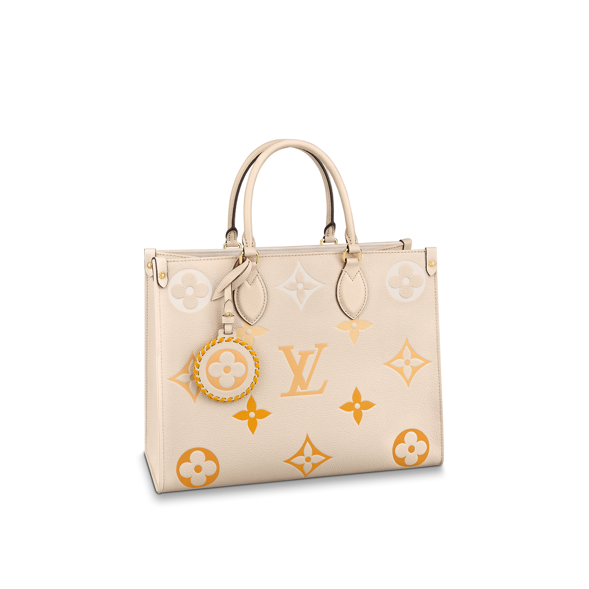 louis-vuitton-onthego-mm-monogram-empreinte-leather-handbags-M45717-01 louis vuitton onthego mm monogram empreinte leather handbags M45717 01