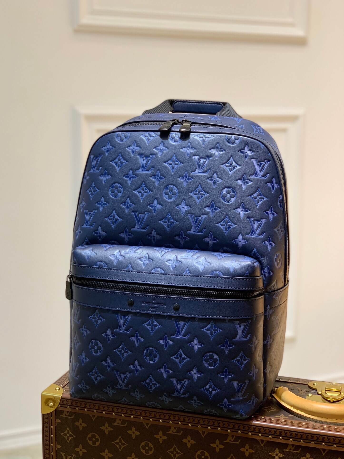 louis-vuitton-sprinter-backpack-monogram-shadow-leather-bags-M45728-01 louis vuitton sprinter backpack monogram shadow leather bags M45728 01