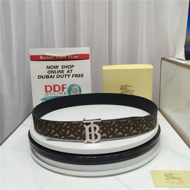 BURBERRY-REVERSIBLE-MONOGRAM-LEATHER-BELT-BRIDLE-BROWN-80241921-02 BURBERRY REVERSIBLE MONOGRAM LEATHER BELT BRIDLE BROWN 80241921 02