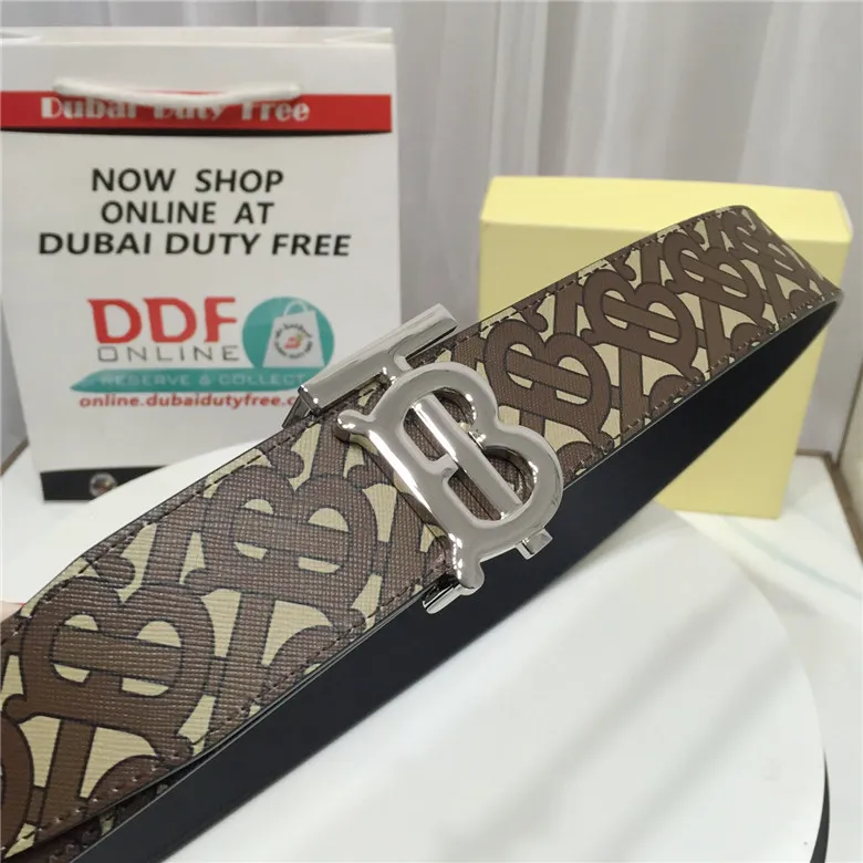 BURBERRY-REVERSIBLE-MONOGRAM-LEATHER-BELT-BRIDLE-BROWN-80241921-03 BURBERRY REVERSIBLE MONOGRAM LEATHER BELT BRIDLE BROWN 80241921 03