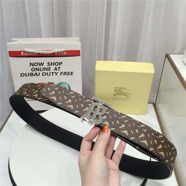 BURBERRY-REVERSIBLE-MONOGRAM-LEATHER-BELT-BRIDLE-BROWN-80241921-04 BURBERRY REVERSIBLE MONOGRAM LEATHER BELT BRIDLE BROWN 80241921 04