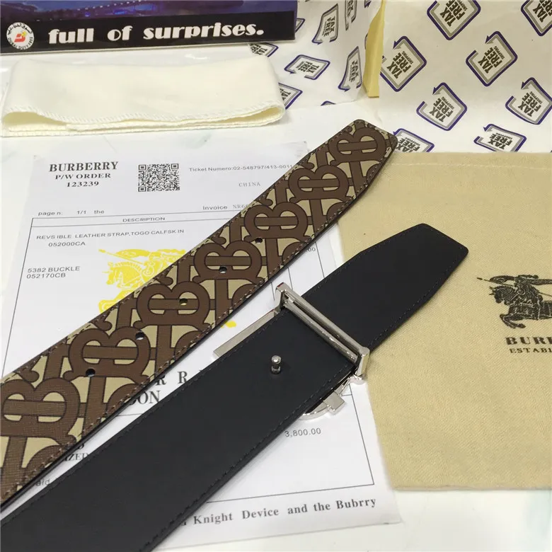 BURBERRY-REVERSIBLE-MONOGRAM-LEATHER-BELT-BRIDLE-BROWN-80241921-06 BURBERRY REVERSIBLE MONOGRAM LEATHER BELT BRIDLE BROWN 80241921 06