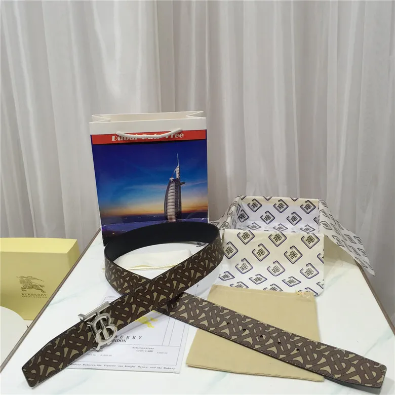 BURBERRY-REVERSIBLE-MONOGRAM-LEATHER-BELT-BRIDLE-BROWN-80241921-08 BURBERRY REVERSIBLE MONOGRAM LEATHER BELT BRIDLE BROWN 80241921 08