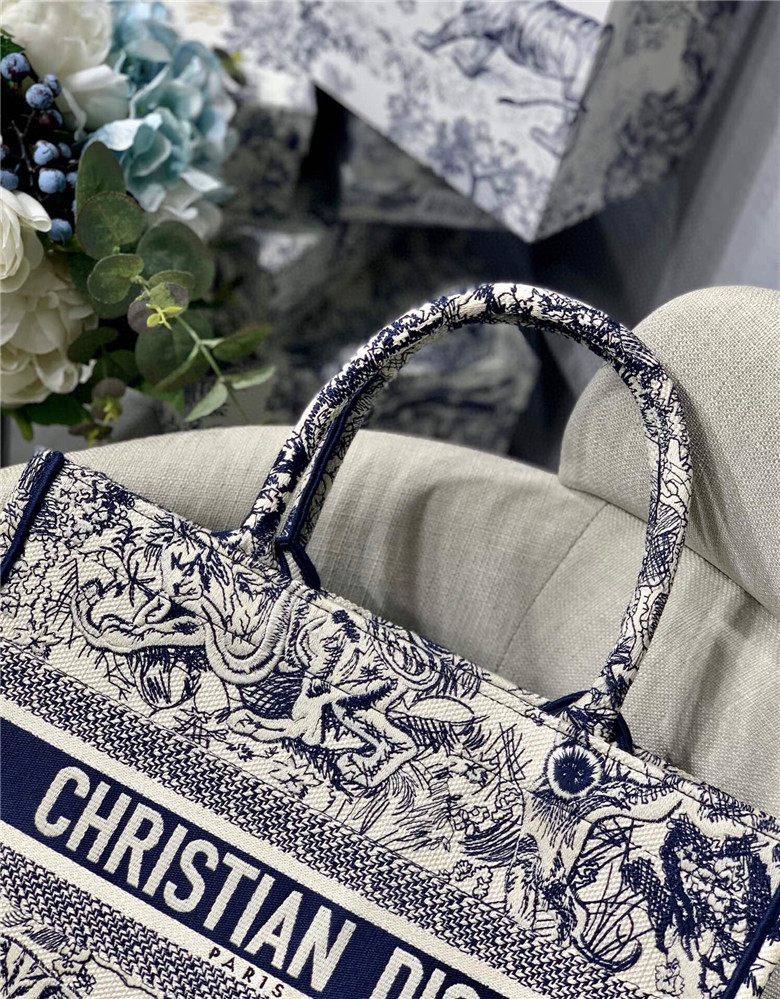 DIOR-SMALL-DIOR-BOOK-TOTE-BLUE-TOILE-DE-JOUY-EMBROIDERY-M1296ZTDT_M808-03 DIOR SMALL DIOR BOOK TOTE BLUE TOILE DE JOUY EMBROIDERY M1296ZTDT M808 03