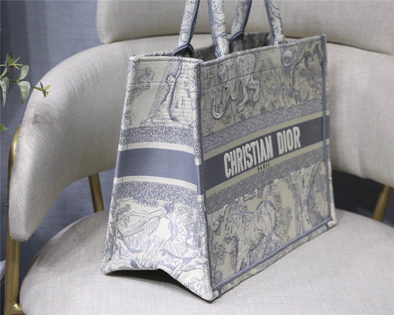DIOR-SMALL-DIOR-BOOK-TOTE-GRAY-TOILE-DE-JOUY-EMBROIDERY-M1296ZTDT_M932-07 DIOR SMALL DIOR BOOK TOTE GRAY TOILE DE JOUY EMBROIDERY M1296ZTDT M932 07