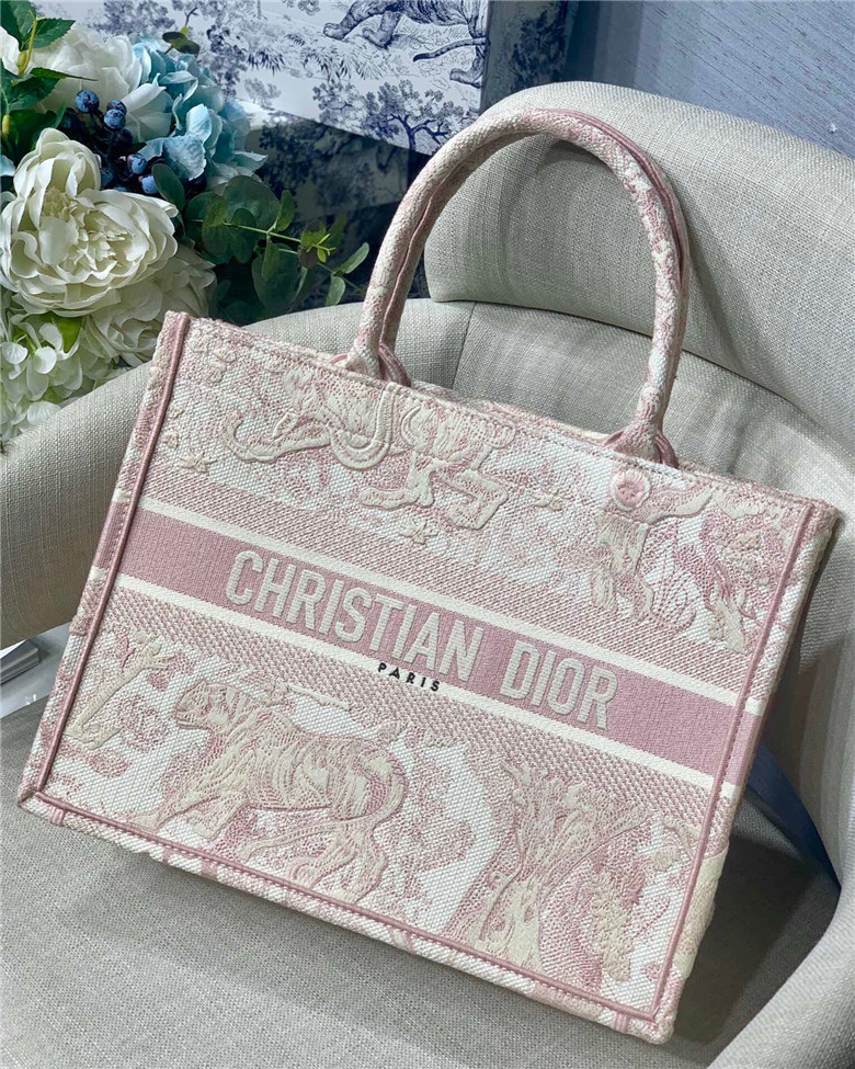 DIOR-SMALL-DIOR-BOOK-TOTE-PINK-TOILE-DE-JOUY-EMBROIDERY-M1296ZTDT_M956-01 DIOR SMALL DIOR BOOK TOTE PINK TOILE DE JOUY EMBROIDERY M1296ZTDT M956 01