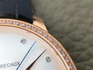 GIRARD PERREGAUX 1966 38 PINK GOLD BLACK DIAMOND SILVER 49525D52A1A1 BK6A 08