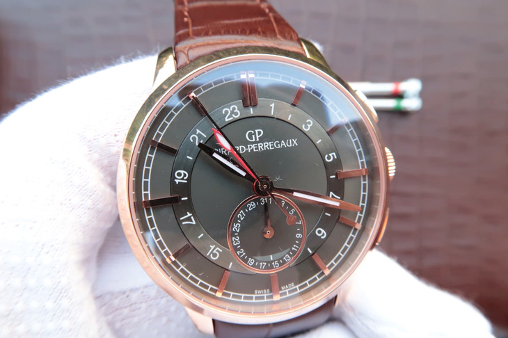 GIRARD-PERREGAUX-1966-DUAL-TIME-PINK-GOLD-GREY-49544-52-231-BB60-03 GIRARD PERREGAUX 1966 DUAL TIME PINK GOLD GREY 49544 52 231 BB60 03