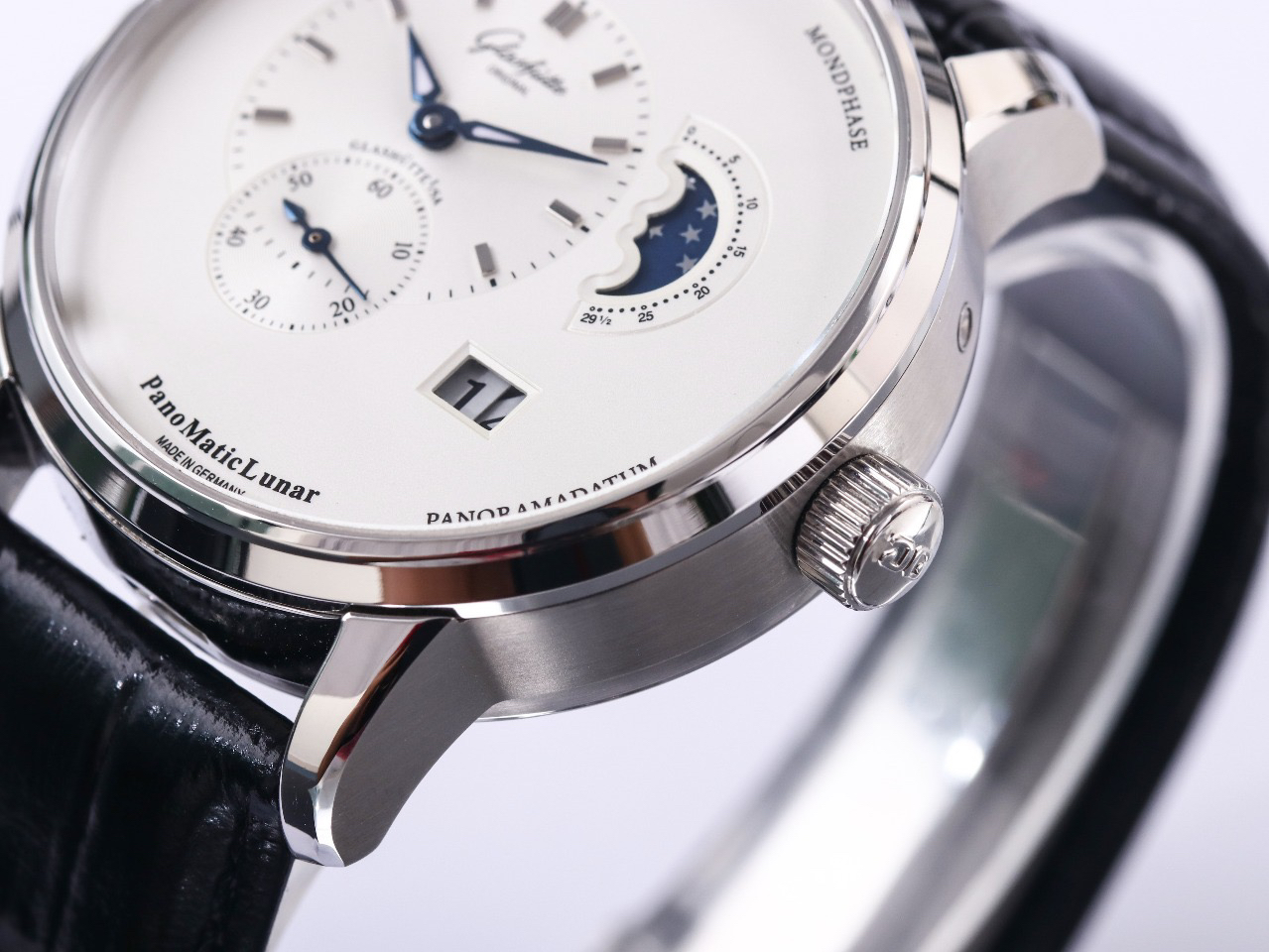 GLASHÜTTE-ORIGINAL-PANOMATIC-LUNAR-STAINLESS-STEEL-SILVER-1-90-02-42-32-05-04 GLASHUTTE ORIGINAL PANOMATIC LUNAR STAINLESS STEEL SILVER 1 90 02 42 32 05 04