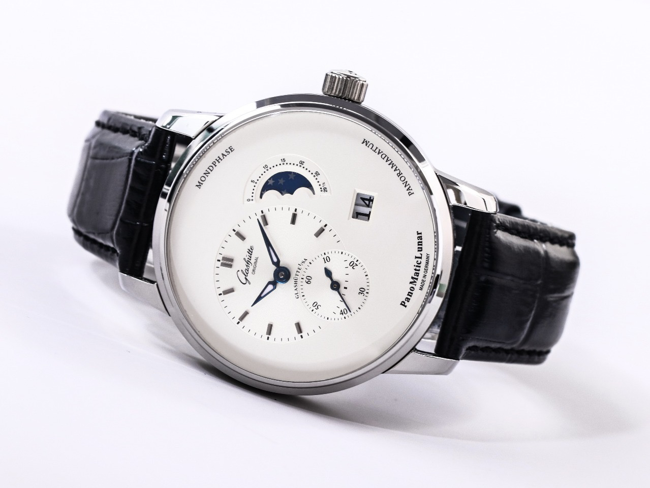 GLASHÜTTE-ORIGINAL-PANOMATIC-LUNAR-STAINLESS-STEEL-SILVER-1-90-02-42-32-05-05 GLASHUTTE ORIGINAL PANOMATIC LUNAR STAINLESS STEEL SILVER 1 90 02 42 32 05 05