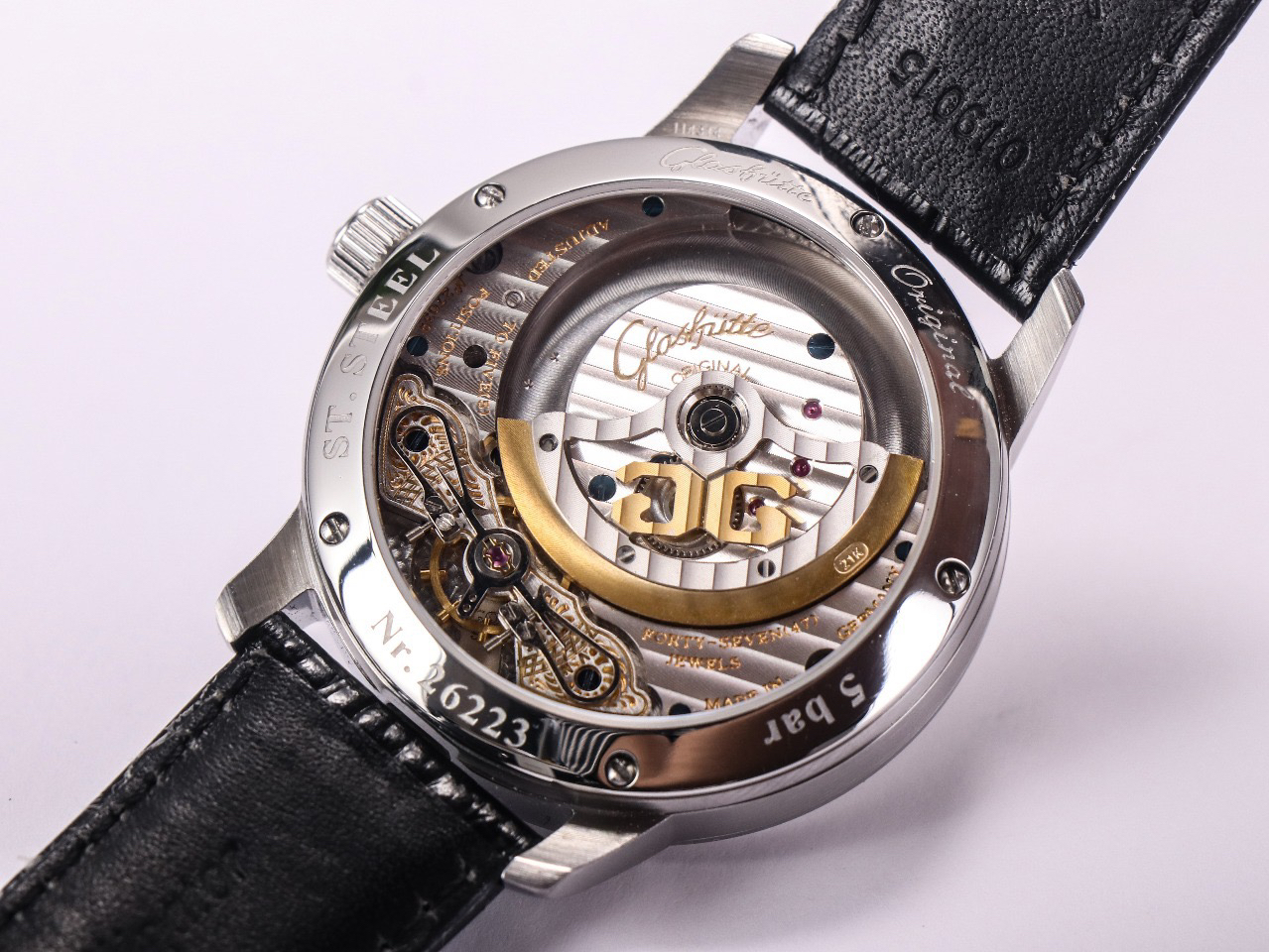 GLASHÜTTE-ORIGINAL-PANOMATIC-LUNAR-STAINLESS-STEEL-SILVER-1-90-02-42-32-05-08 GLASHUTTE ORIGINAL PANOMATIC LUNAR STAINLESS STEEL SILVER 1 90 02 42 32 05 08